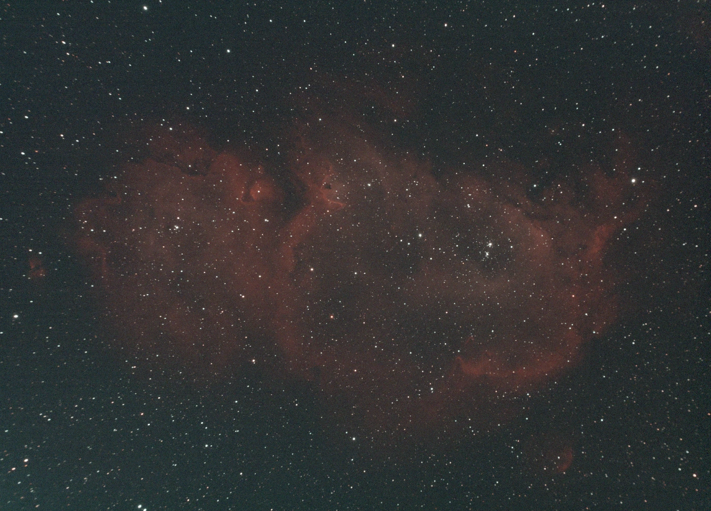 Stack of 40 x 5-minute exposures with no additional processing except an autostretch.