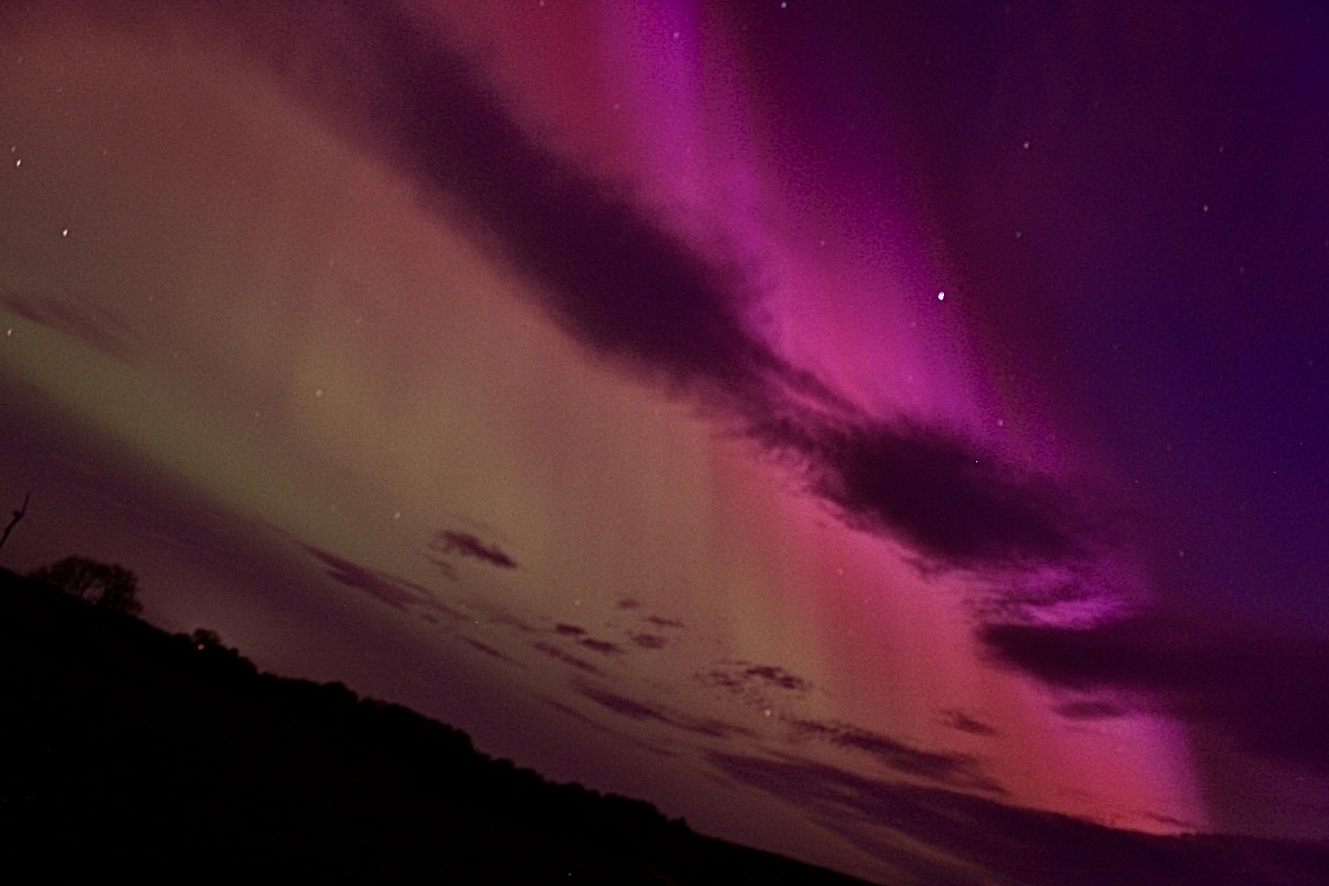 A bad attempt with the DSLR