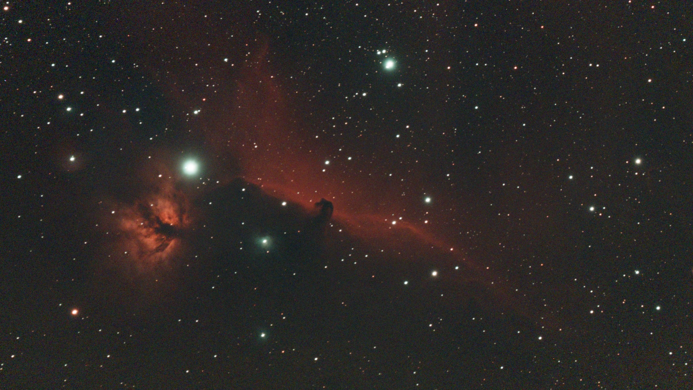 IC434 and NGC2024 - unprocessed stack