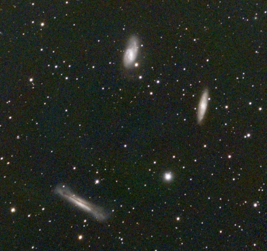 The Leo Triplet - unprocessed stack